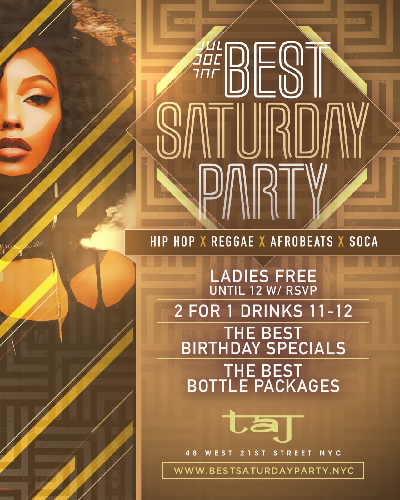 Taj Lounge NYC Saturday Night's Gametight Guestlist 2024