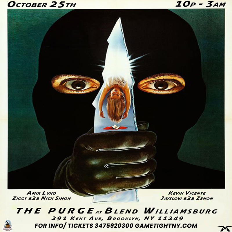 Blend Williamsburg Purge Halloween Party 2024