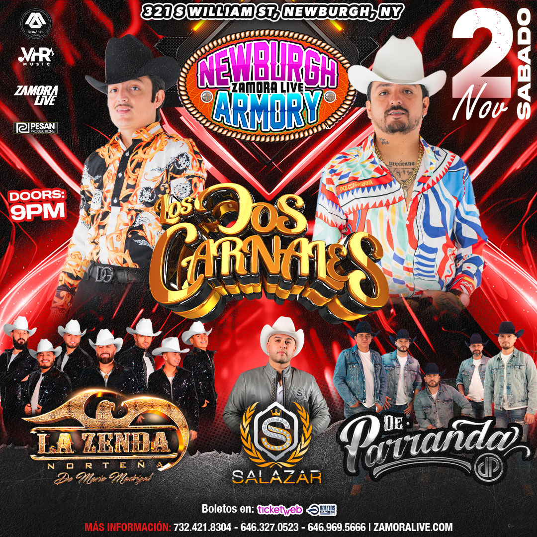 LOS DOS CARNALES | ZENDA NORTEÑA | DE PARRANDA en NEWBURGH ARMORY