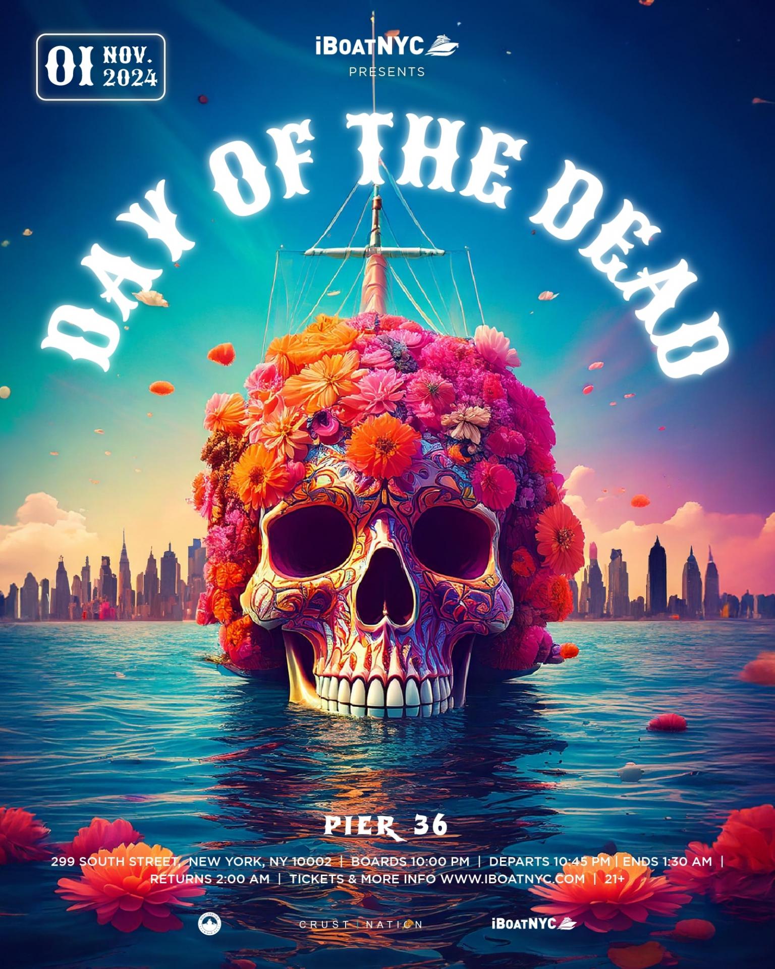 DAY OF THE DEAD | Halloween Haunted Cruise Boat Party