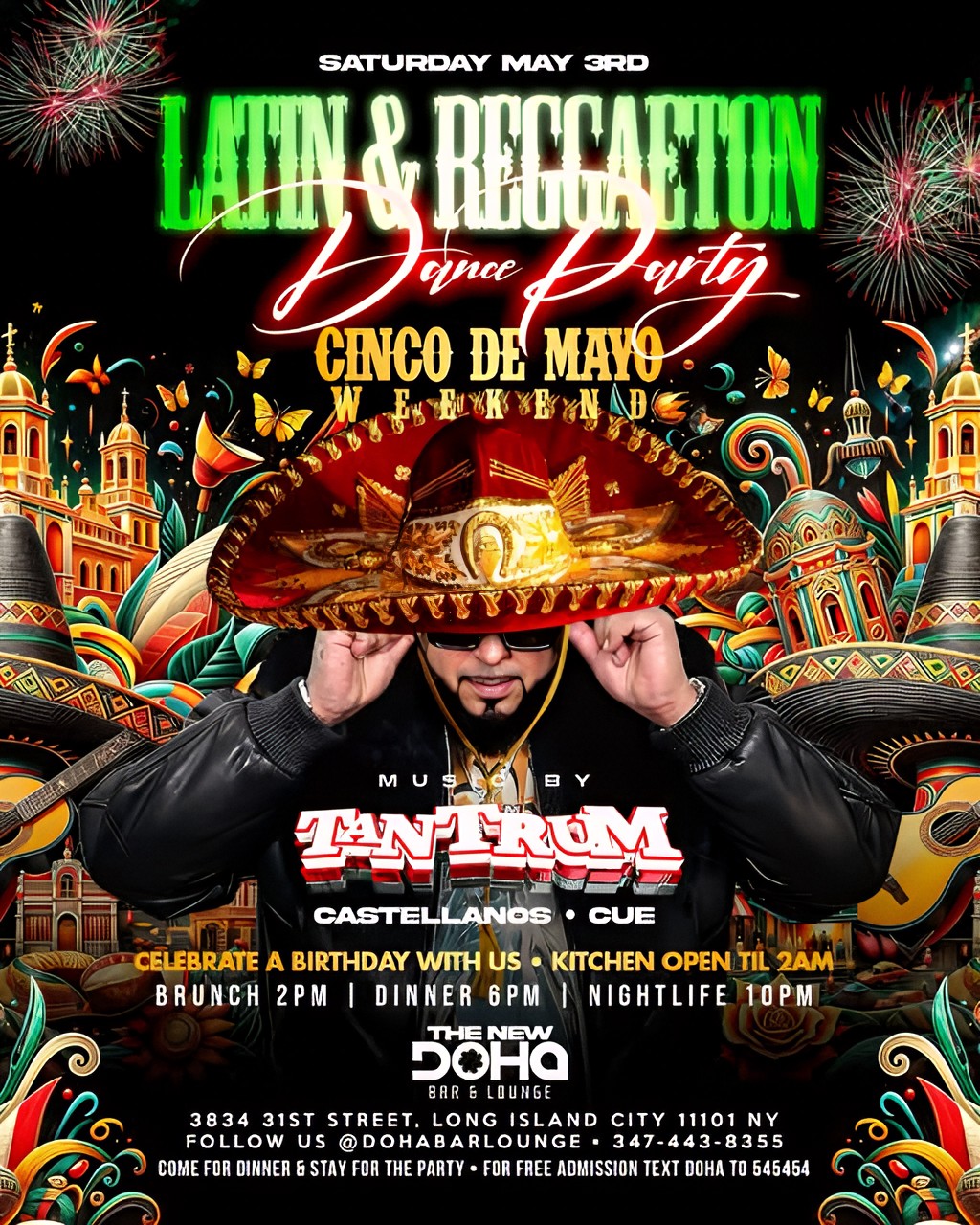 Celebrate Cinco de Mayo Weekend at Doha Bar Lounge – Saturday, May 3rd!