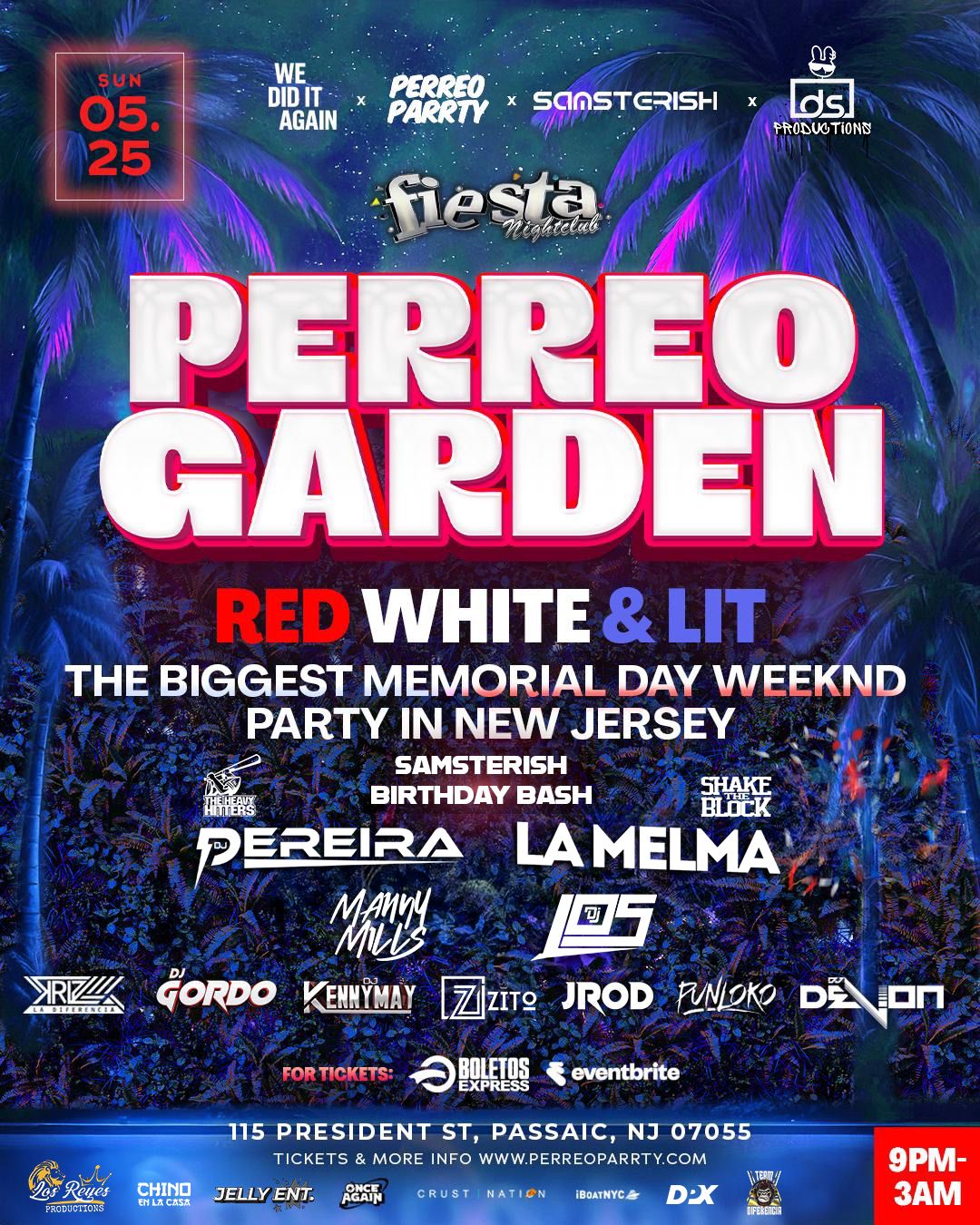 DJ PEREIRA, LA MELMA, MANNY MILLS, LOS, KRIZ, GORDO, KENNY MAY, ZITO, JROD, PUNLOKO, DEVON