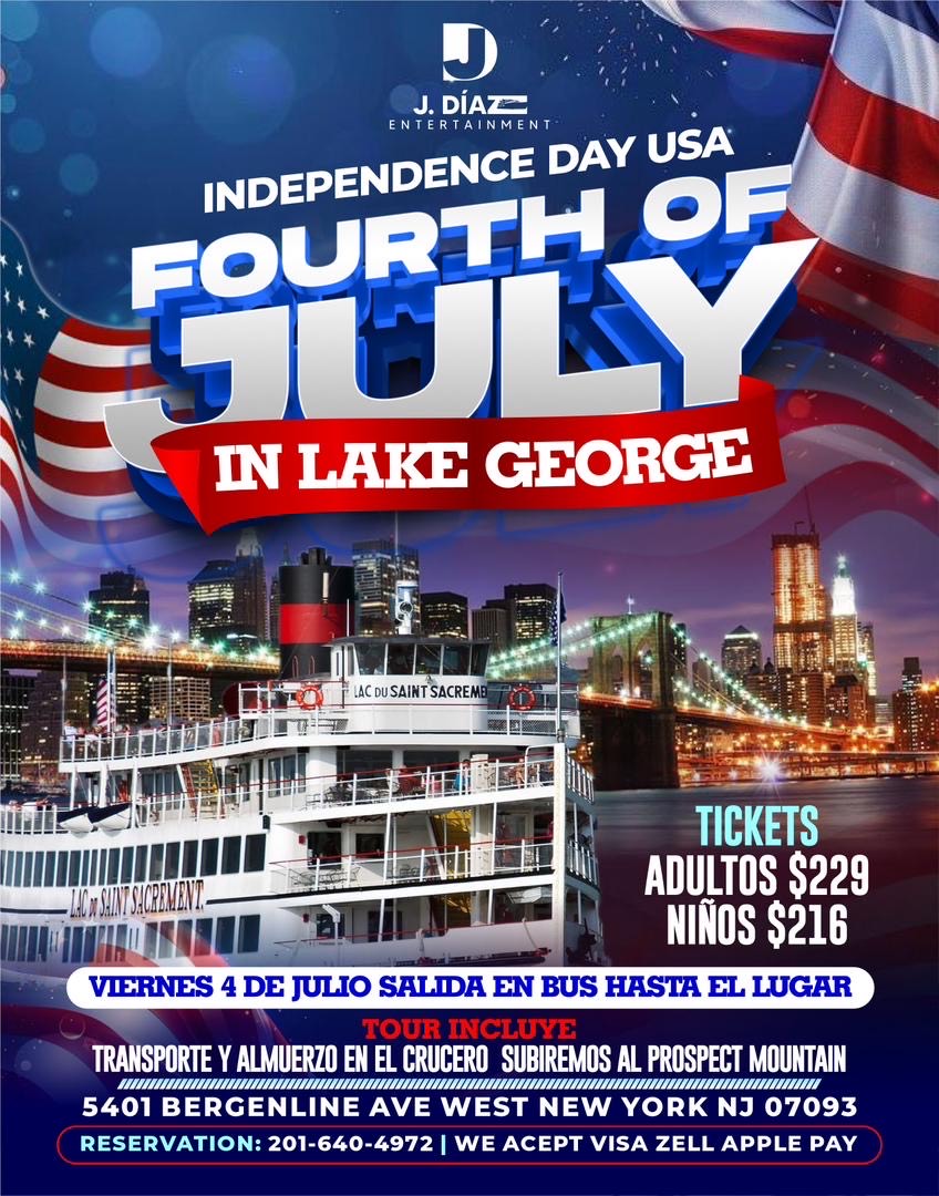 FOURTH OF JULY IN LAKE GEORGE