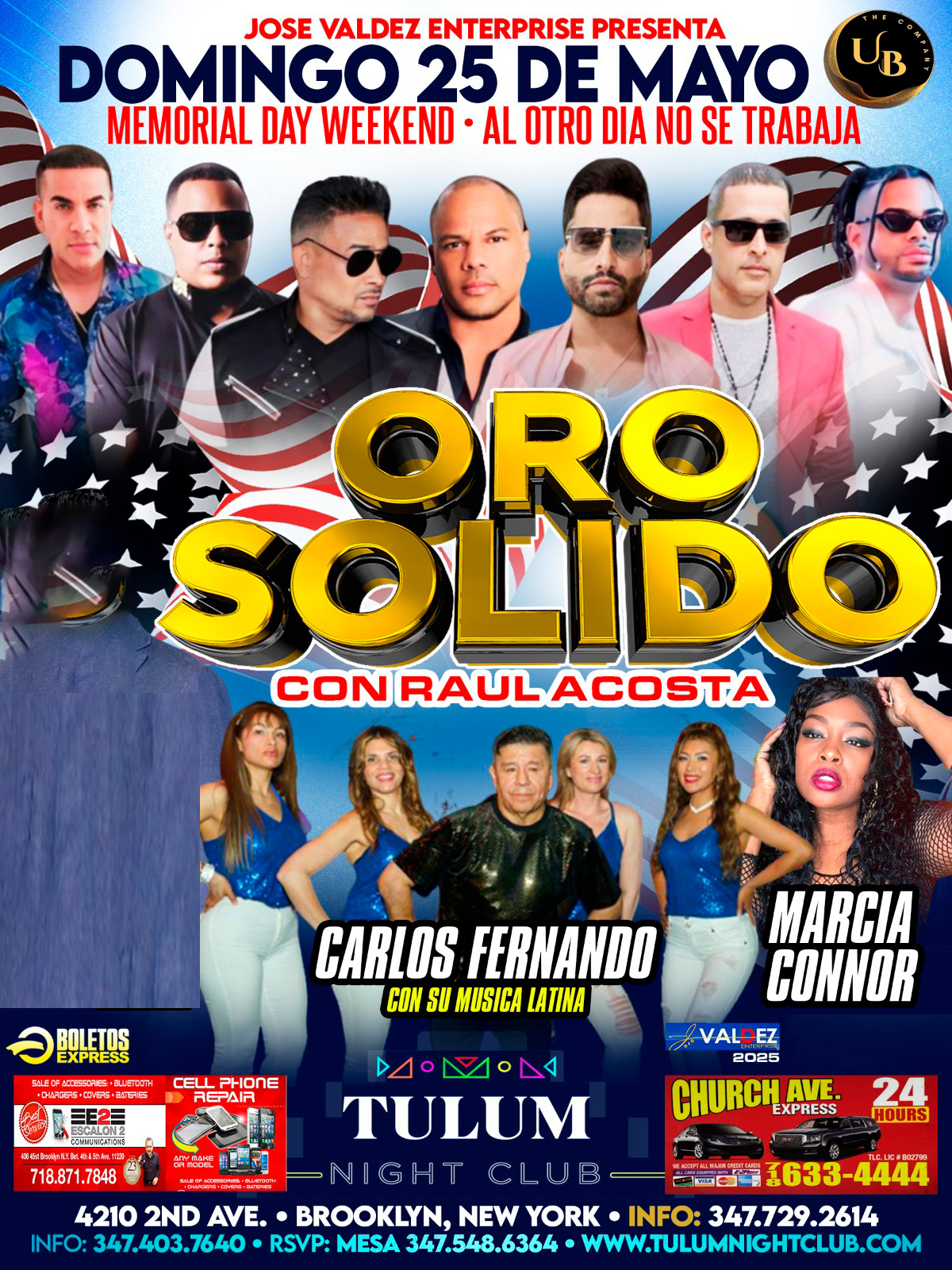 ORO SOLIDO CON RAUL ACOSTA | CARLOS FERNANDO | MARCIA CONNOR & PERKIN