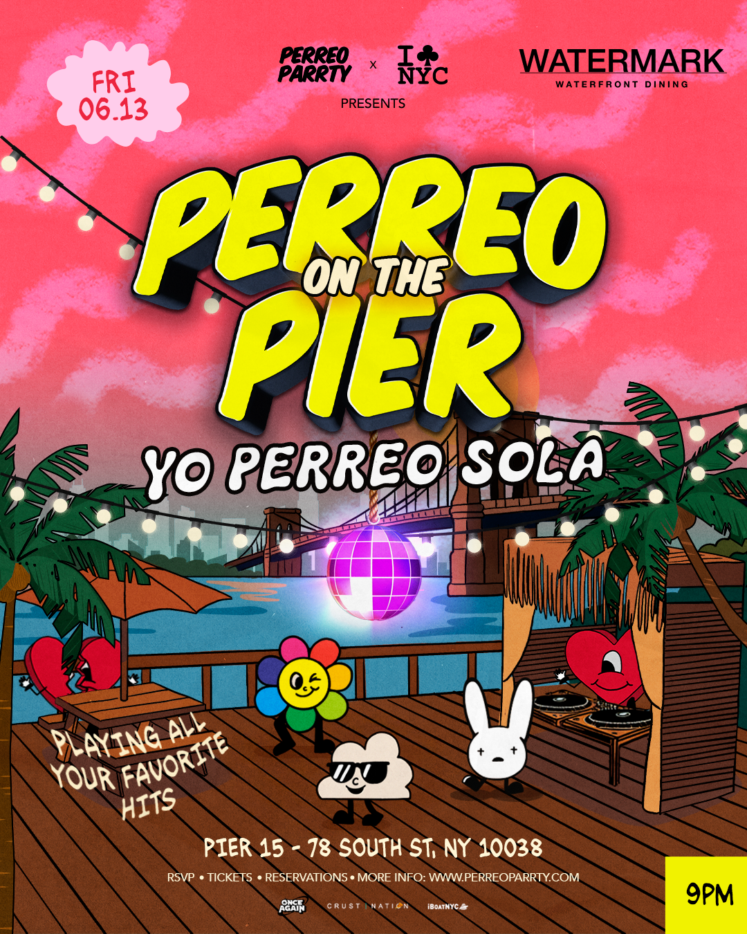 Perreo on the Pier - Yo Perreo Sola Latin & Reggaeton Party [ Open - Air ]