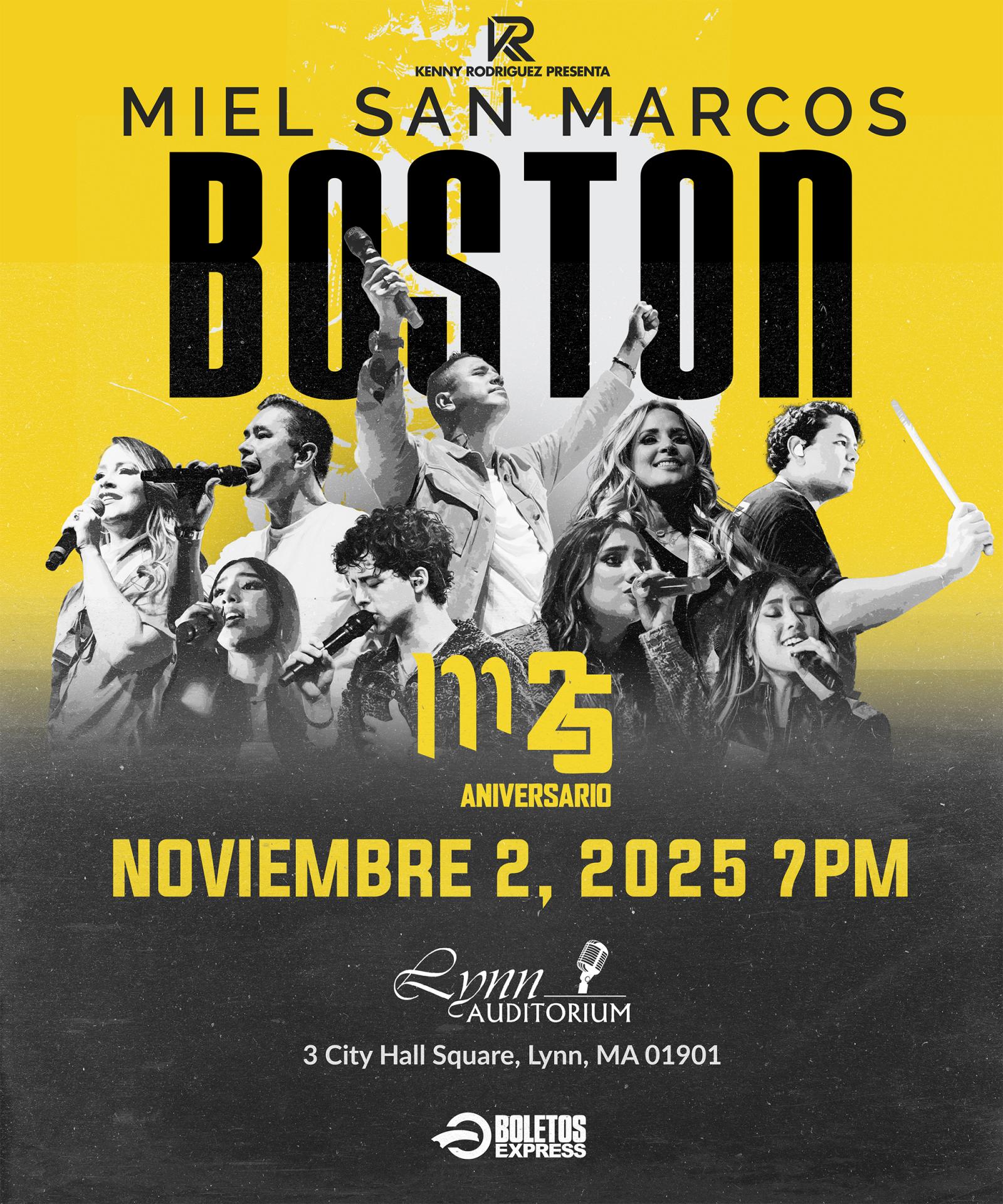 Buy tickets for MIEL SAN MARCOS - BOSTON MIEL SAN MARCOS - BOSTON