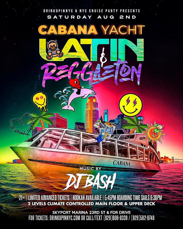 REGGAETON CRUISE PARTY : SUNSET CRUISE PARTY