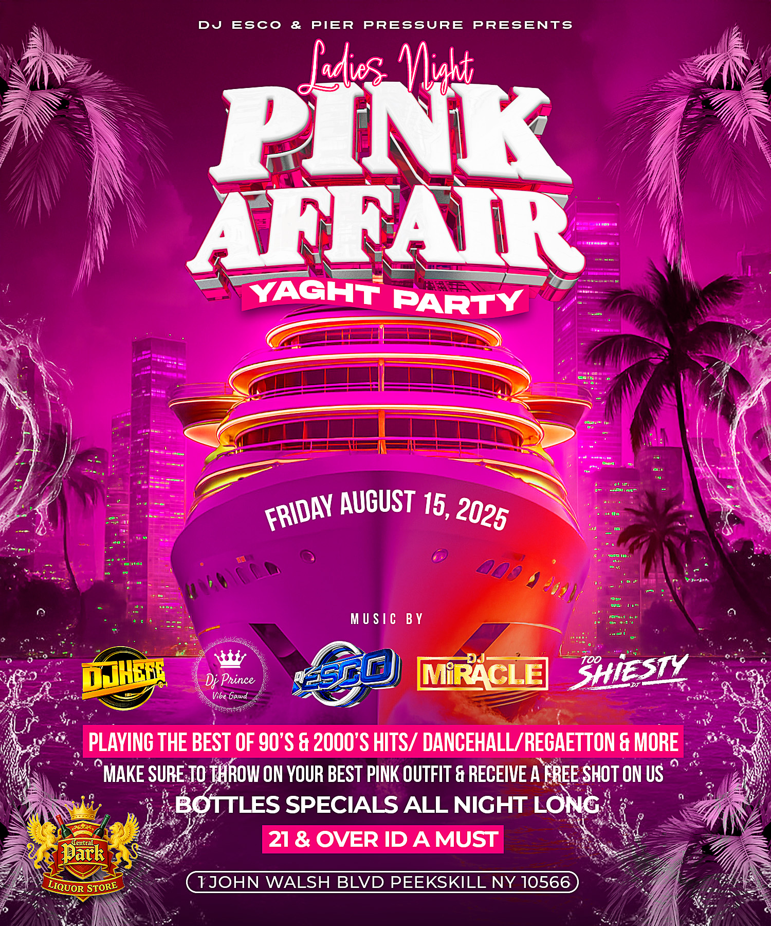 PINK AFFAIR YAGHT PARTY | LADIES NIGHT