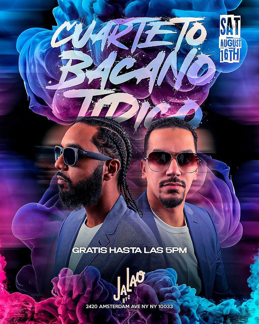 Un Tipico Con Un Cuarteto Bacano en Vivo