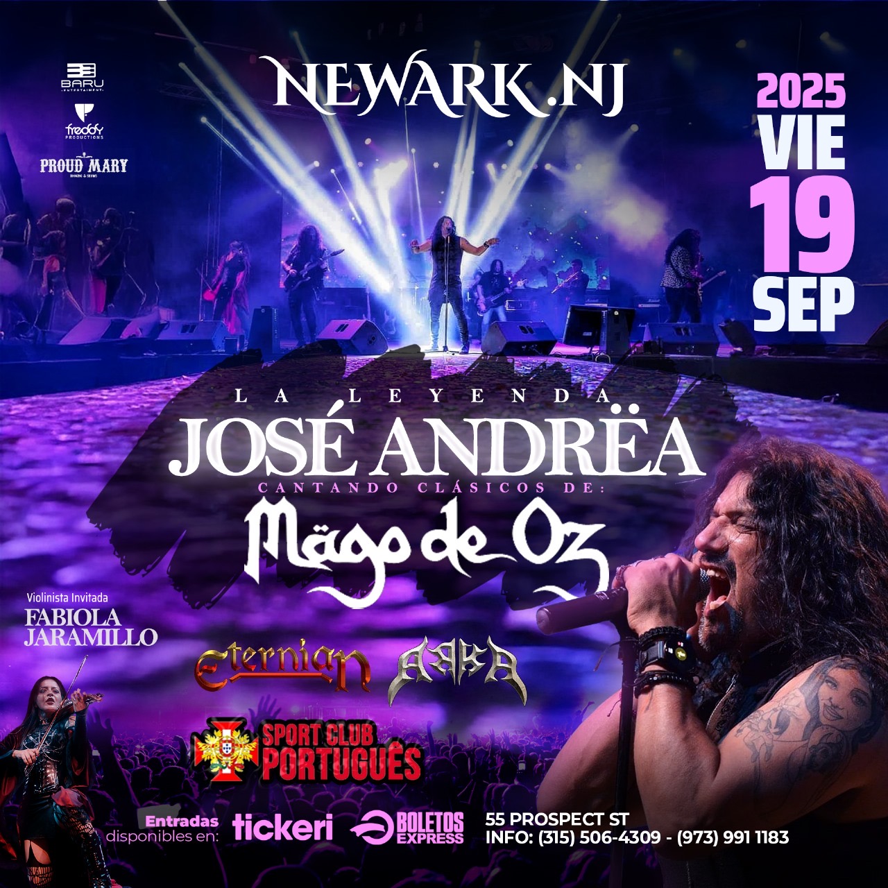 José Andrea La Leyenda en New Jersey
