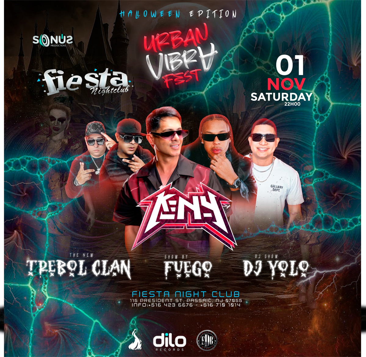 KEN-Y , FUEGO, TREBOL CLAN (Berto & Joan la Voz ), DJ YOLO