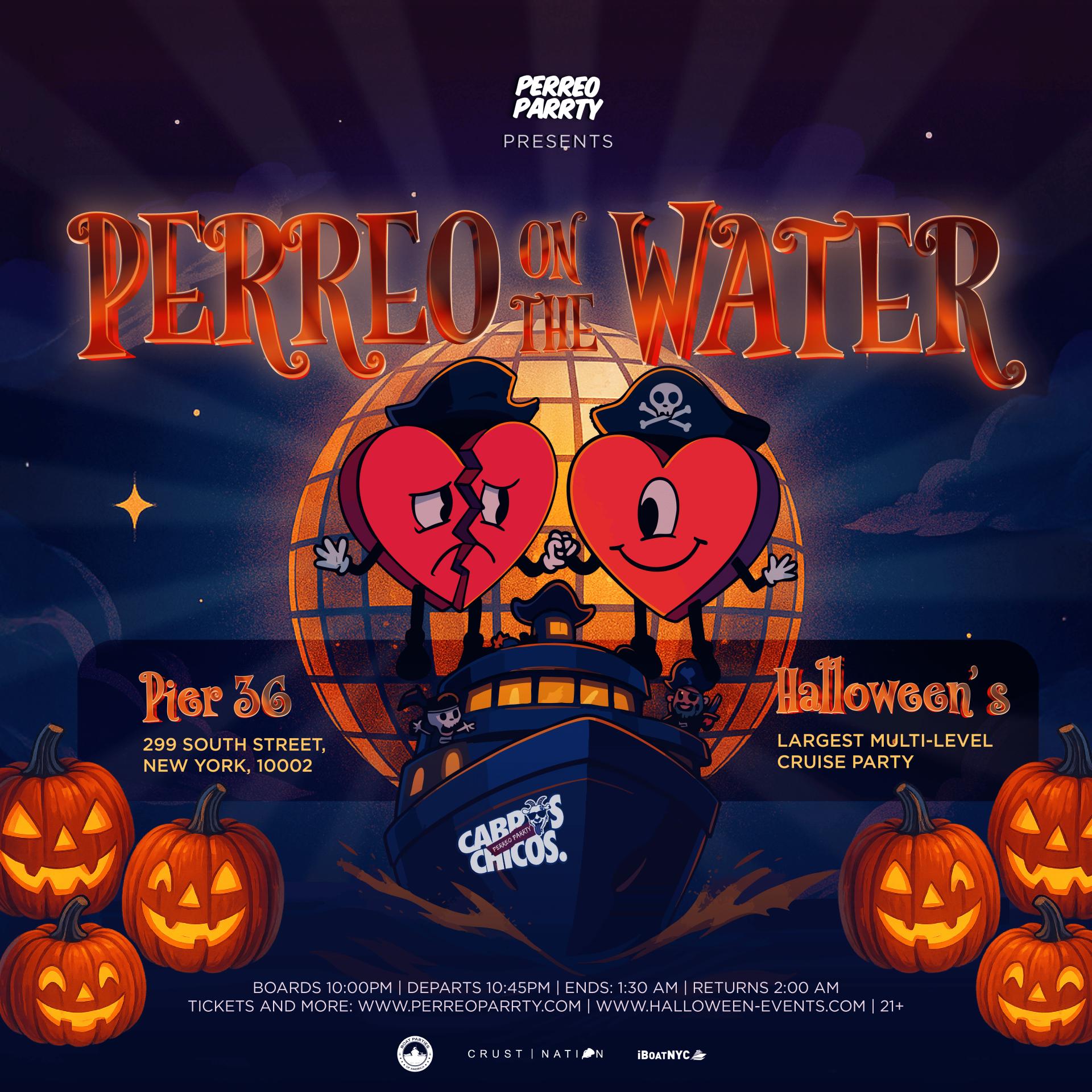 Buy tickets for HALLOWEEN PERREO ON THE WATER - Haunted Latin Mega Yacht Boat Party HALLOWEEN PERREO ON THE WATER - Haunted Latin Mega Yacht Boat Party