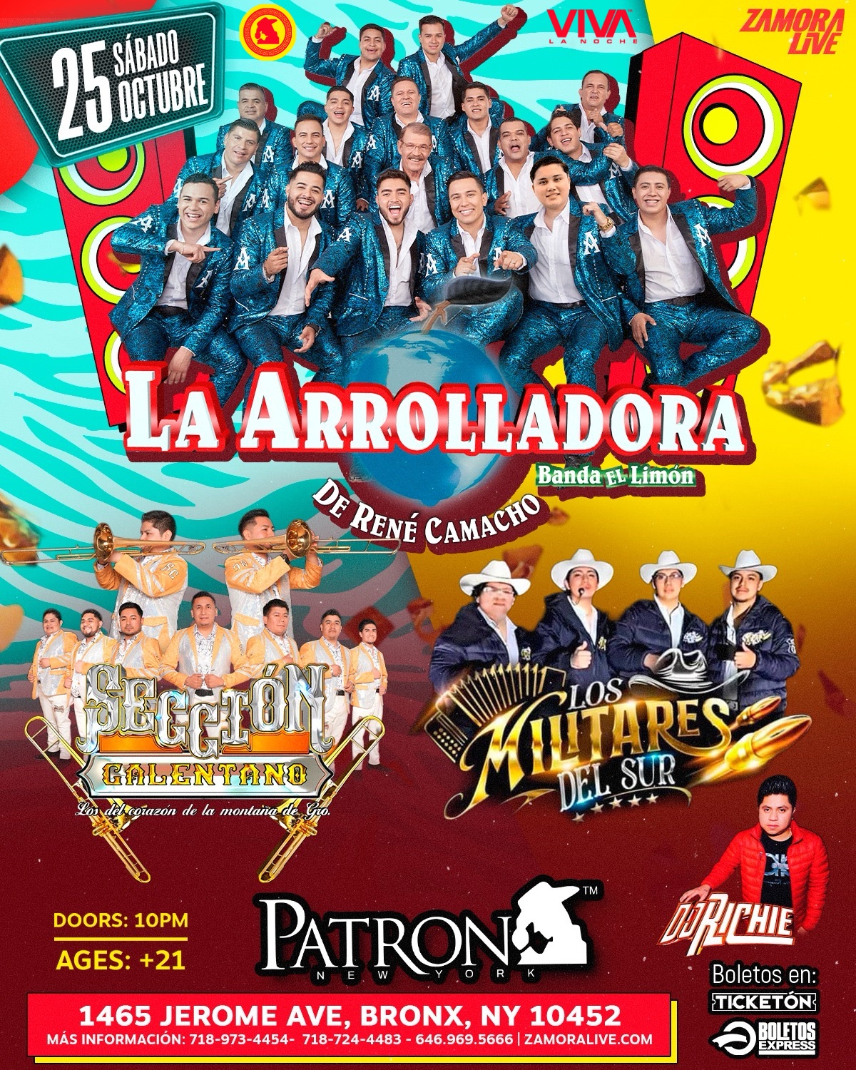 LA ARROLLADORA BANDA EL LIMON | SECCION CALENTANO & LOS MILITARES DEL SUR