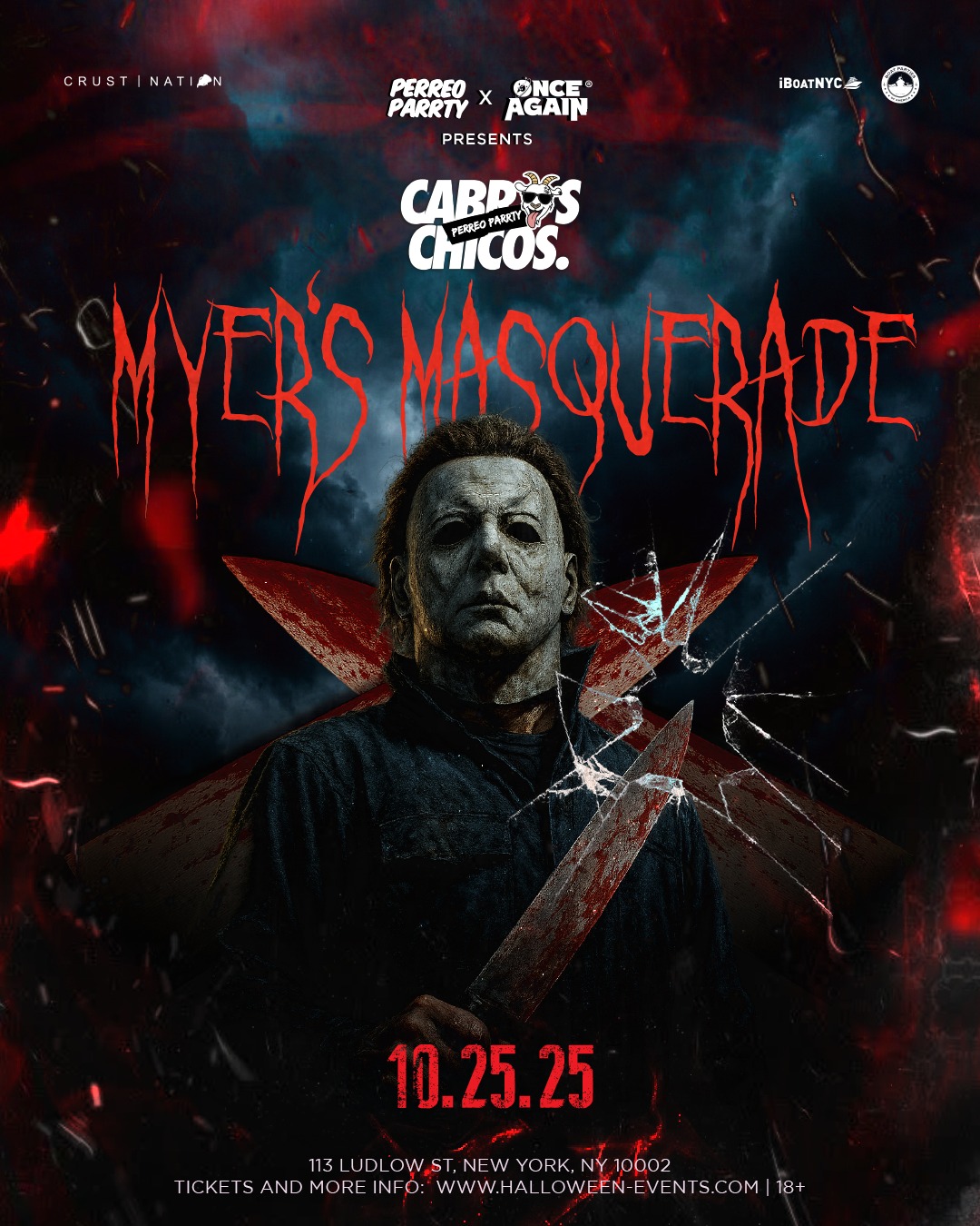 Cabros Chicos - Myer's Masquerade  | Dance Party in NYC (21+)
