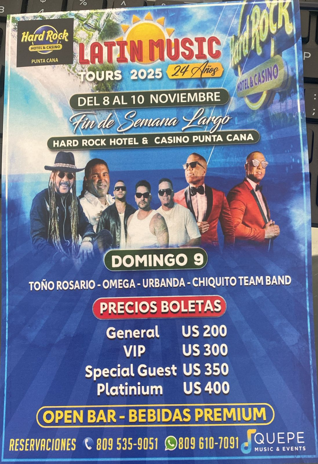 LATIN MUSIC TOUR 2025 | DOMINGO 9