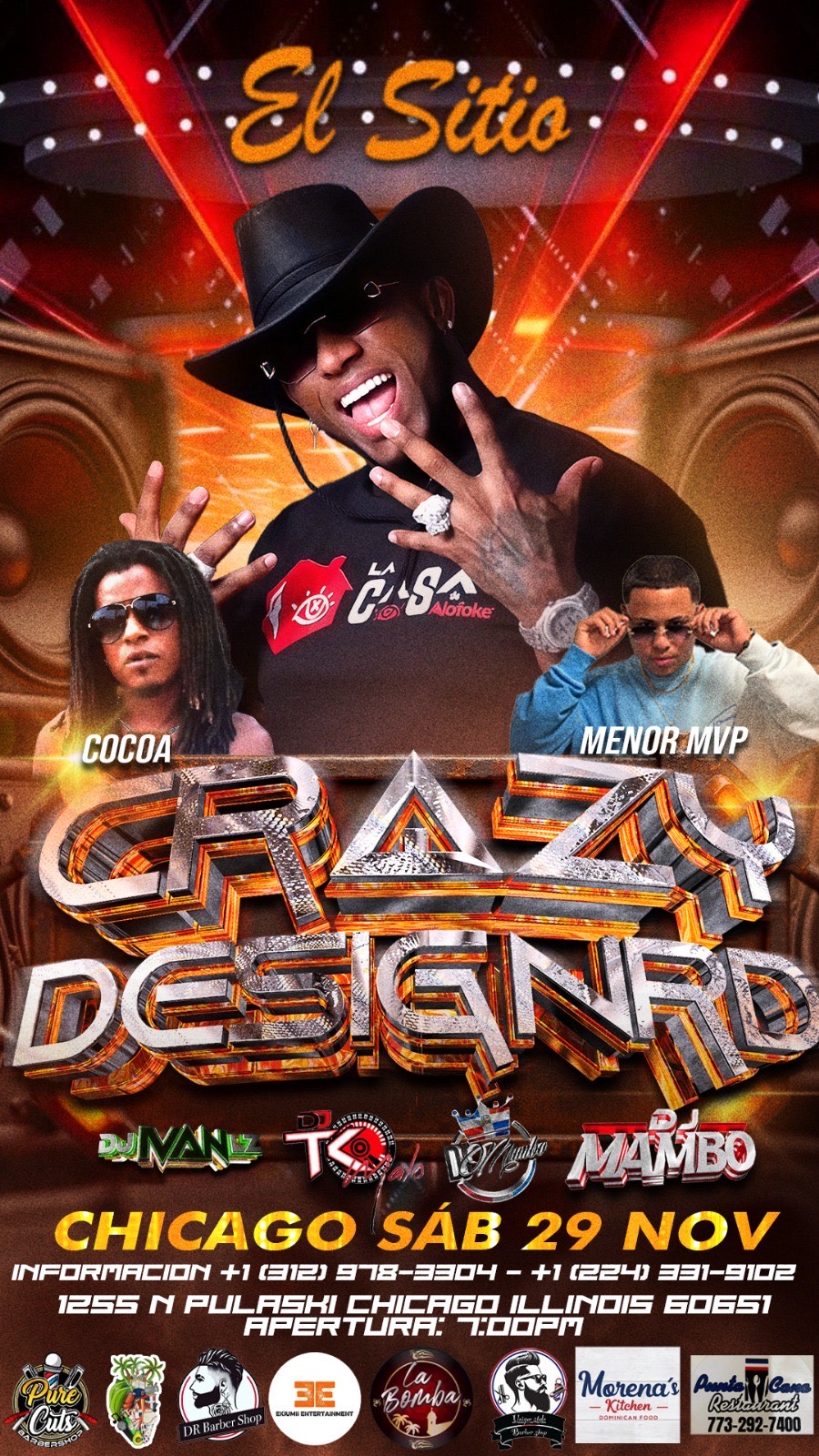 Buy tickets for CRAZY DESIGNRD CRAZY DESIGNRD