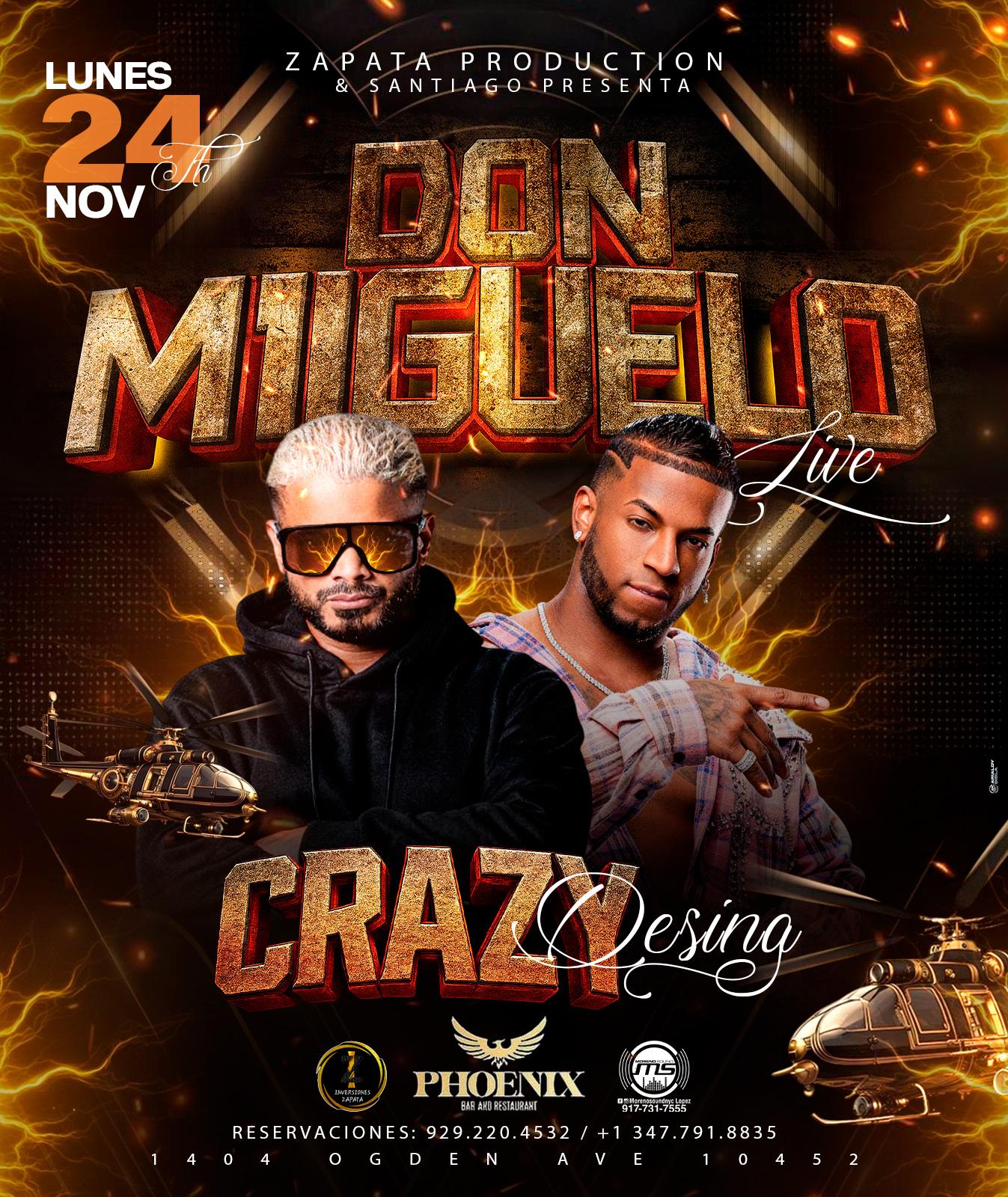 DON MIGUELO X CRAZY DESIGN