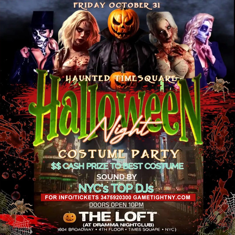 Buy tickets for HALLOWEEN TIMES SQUARE PARTY AT THE LOFT IN DRAMMA NIGHTCLUB 2025 HALLOWEEN TIMES SQUARE PARTY AT THE LOFT IN DRAMMA NIGHTCLUB 2025