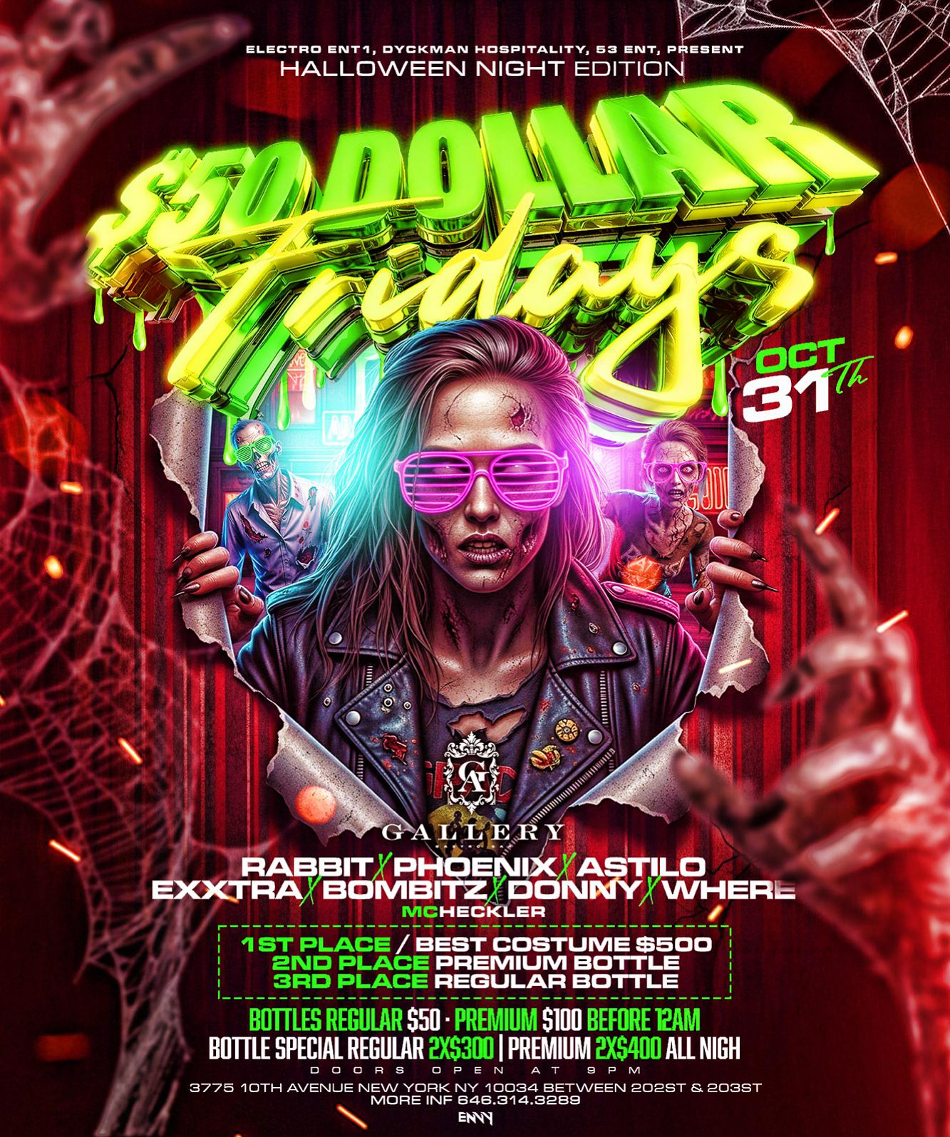 HALLOWEEN $50 BOTTLE FRIDAYS