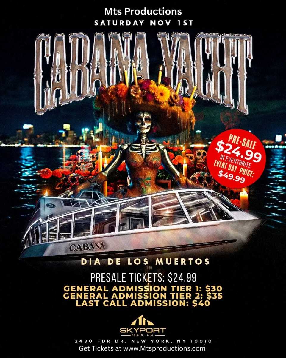 Cabana Yacht Halloween Dia De Los Muertos Cruise 2025