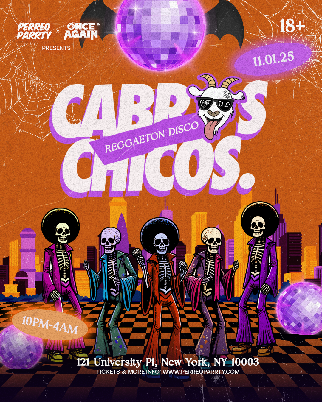 Buy tickets for Cabros Chicos - Reggaeton Disco| Halloween Party (18+) Cabros Chicos - Reggaeton Disco| Halloween Party (18+)