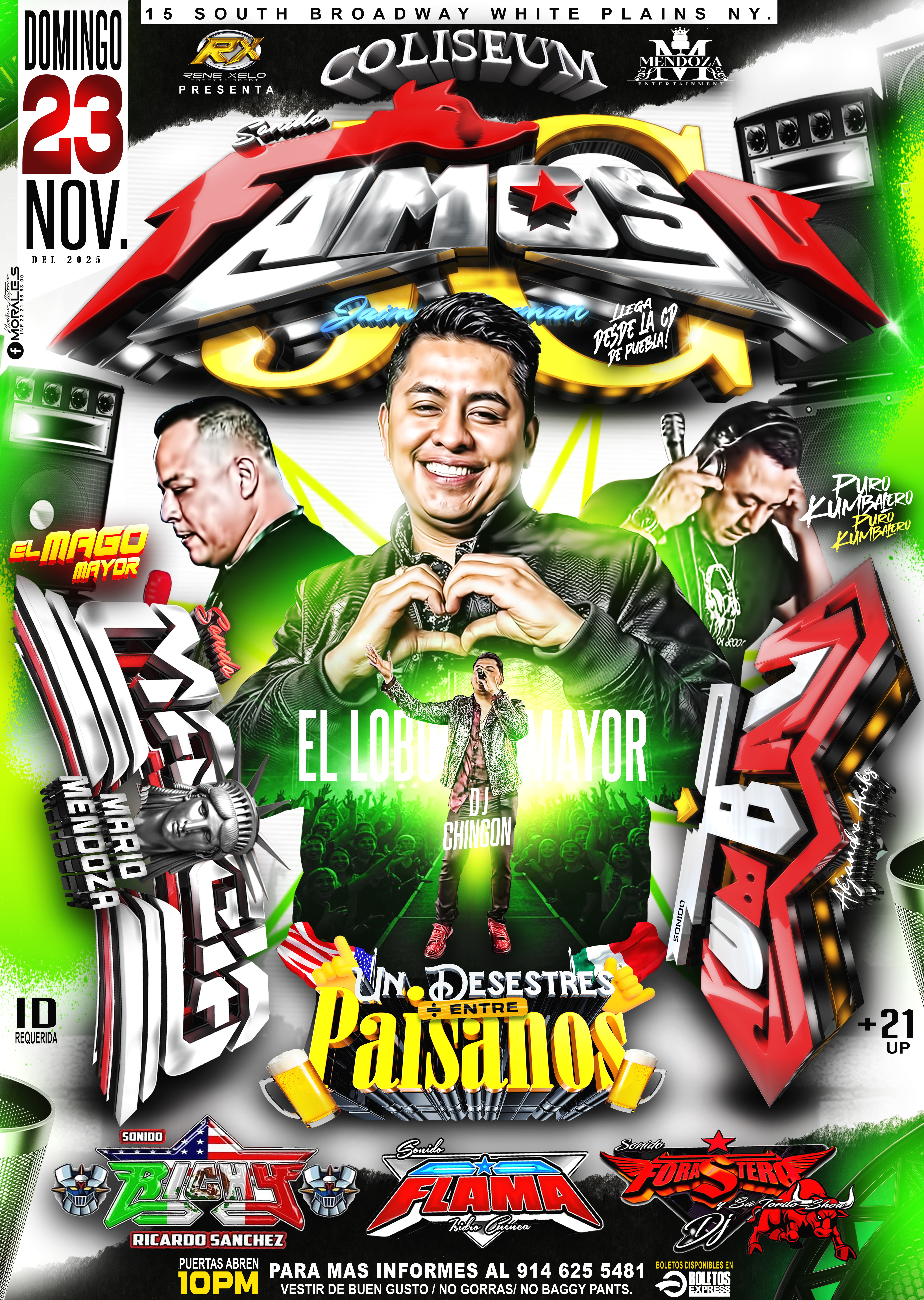 Buy tickets for EL LOBO MAYOR - DJ CHINGON | SONIDO MAGIA - MARIO MENDOZA & SONIDO KUMBALA EL LOBO MAYOR - DJ CHINGON | SONIDO MAGIA - MARIO MENDOZA & SONIDO KUMBALA