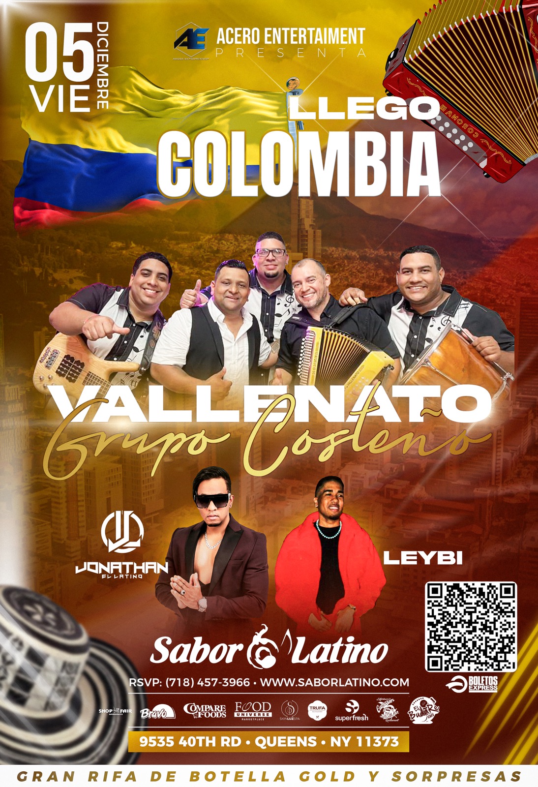 Vallenato | Grupo costeño | LEYBI | Jonathan El latino | Artistas Invitado