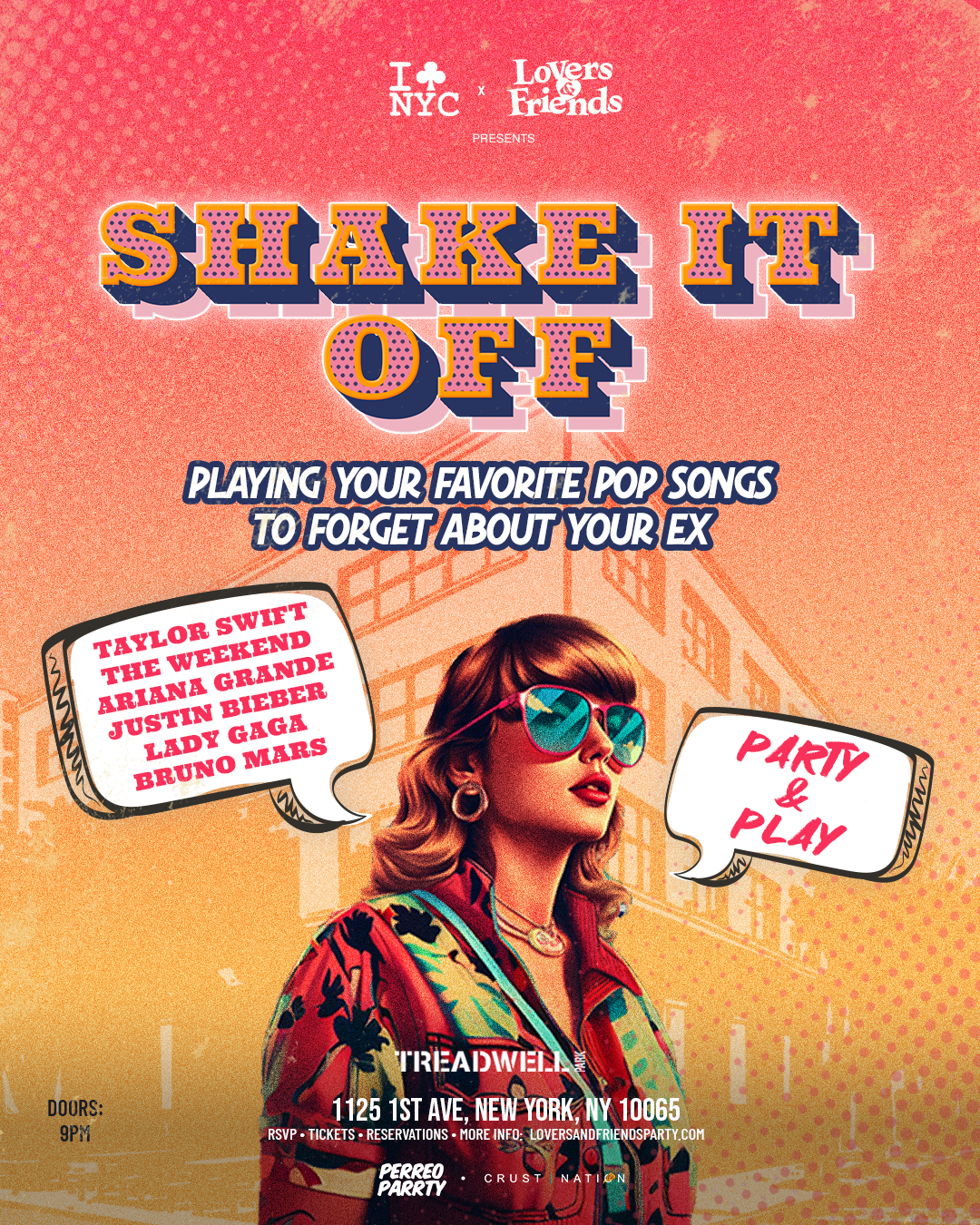 Shake it Off - Dance Party at Treadwell NYC - Games & Cocktails