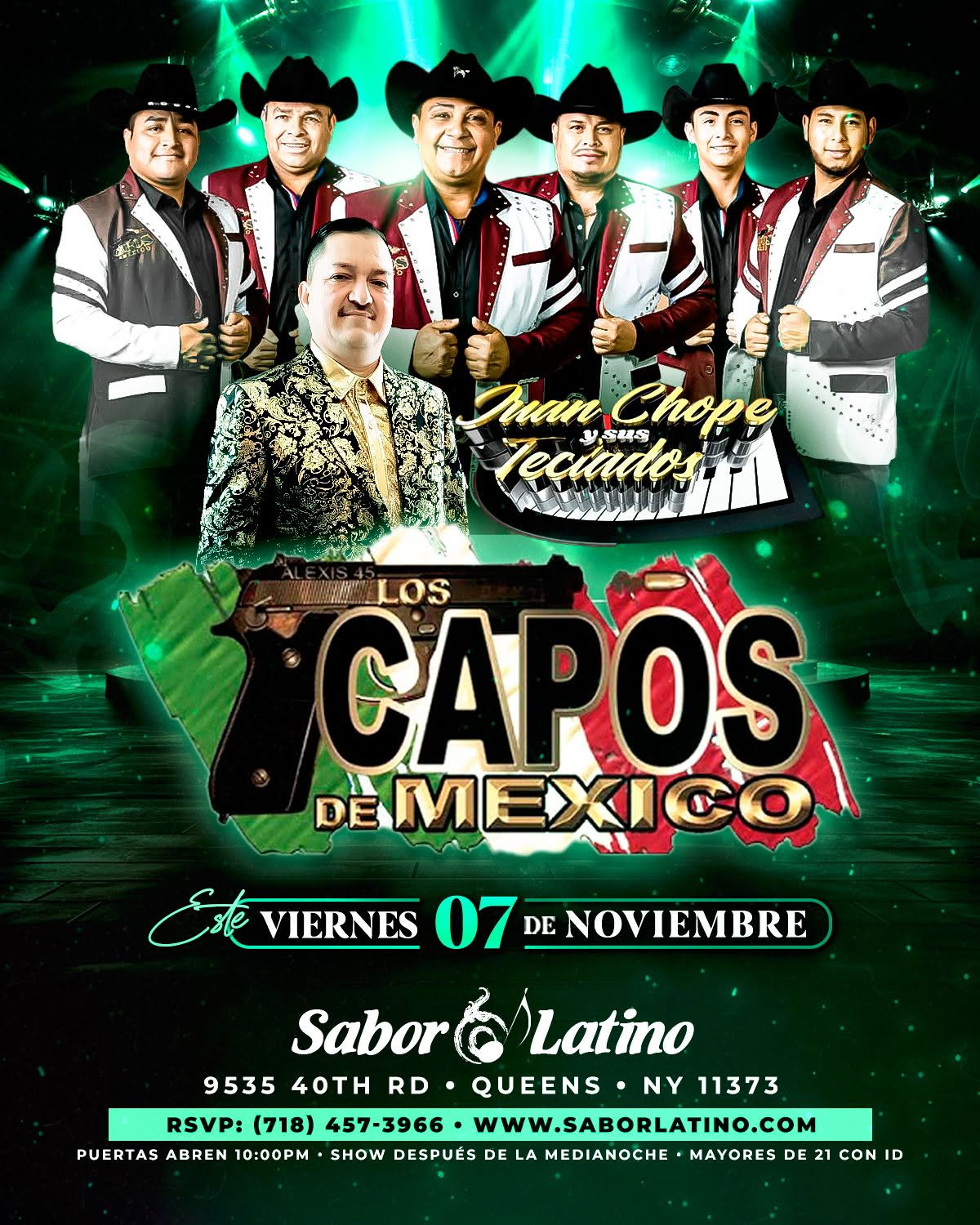 Buy tickets for Los Capos De Mexico | Juanchope y Sus Teclados Los Capos De Mexico | Juanchope y Sus Teclados