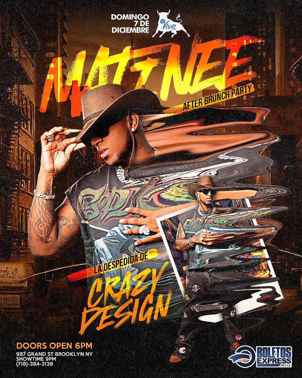 Buy tickets for CRAZY DESIGN - BROOKLYN CRAZY DESIGN - BROOKLYN