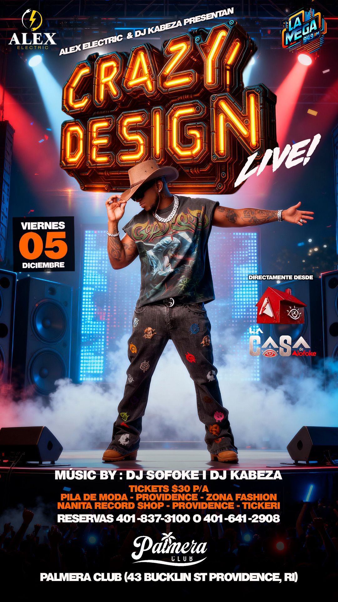 Buy tickets for CRAZY DESIGN LIVE CRAZY DESIGN LIVE