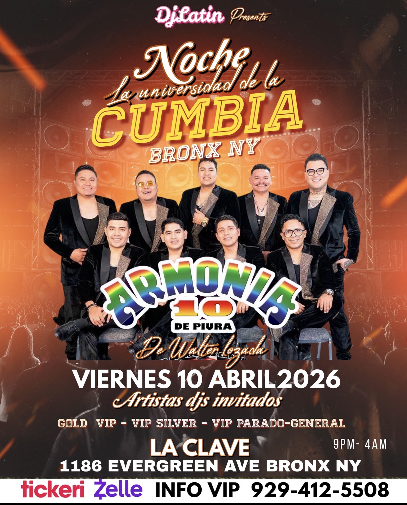 ARMONIA 10 EN BRONX NY.