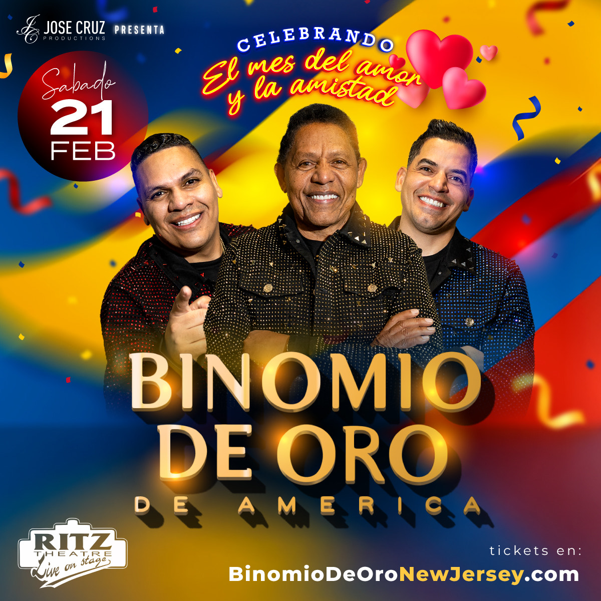 BINOMIO DE ORO DE AMÉRICA CONCIERTO PARA ENAMORADOS ! 