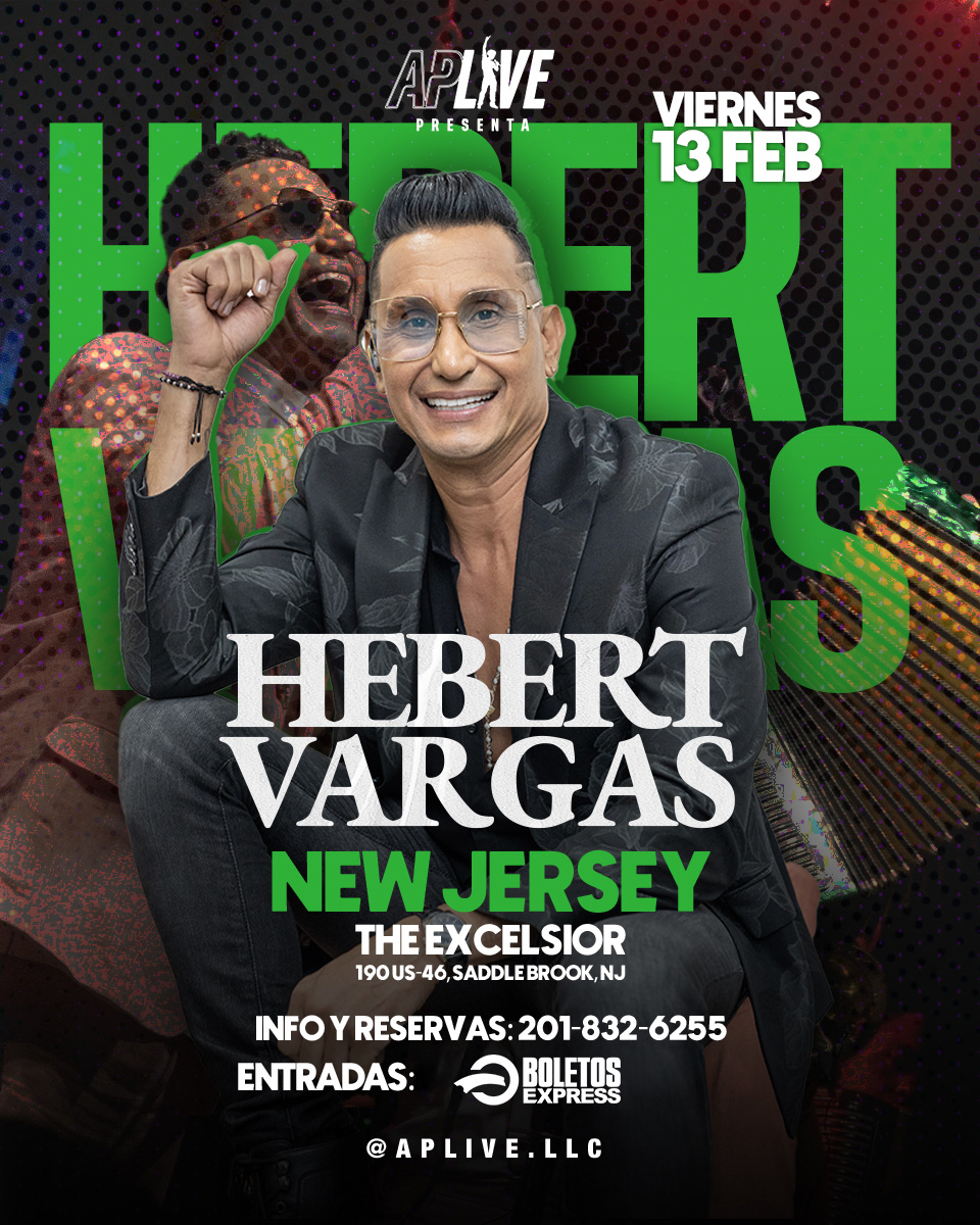 Buy tickets for HEBERT VARGAS EN NEW JERSEY HEBERT VARGAS EN NEW JERSEY