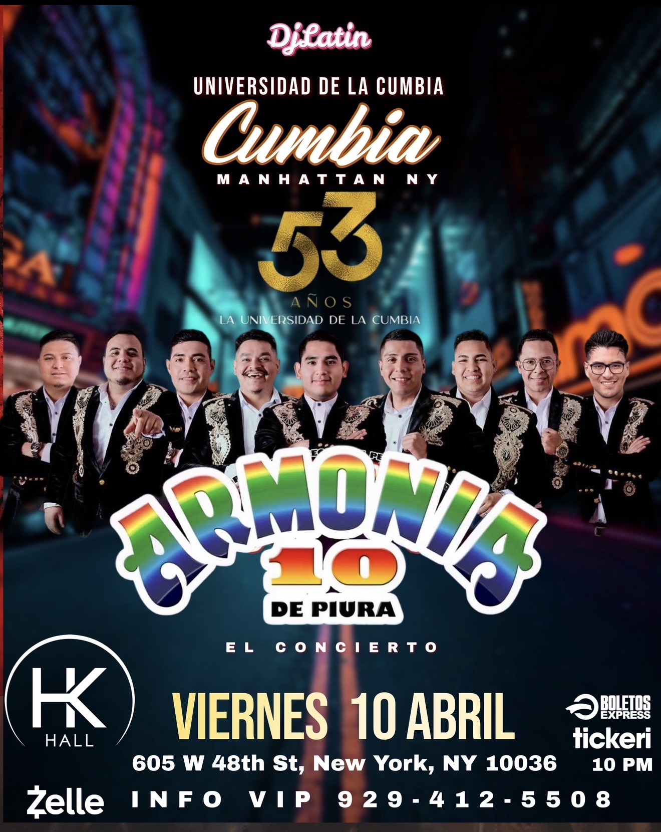 Buy tickets for ARMONIA 10 EN MANHATAN NEW YORK ARMONIA 10 EN MANHATAN NEW YORK