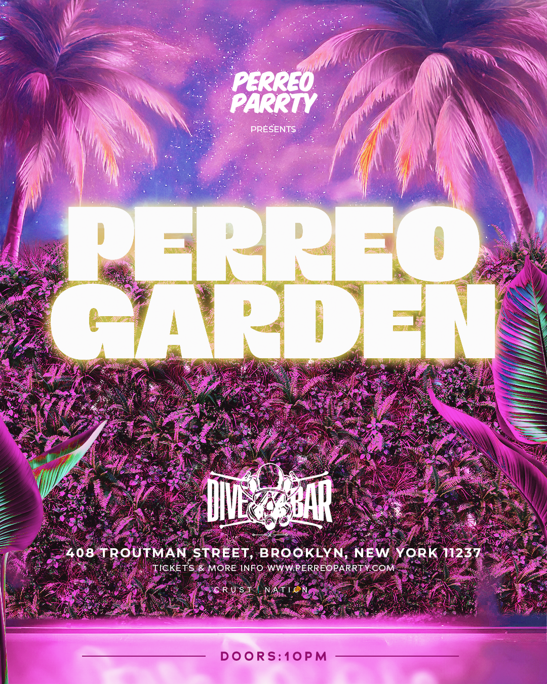 PERREO GARDEN - Latin & Reggaeton Brooklyn Dance Party NYC