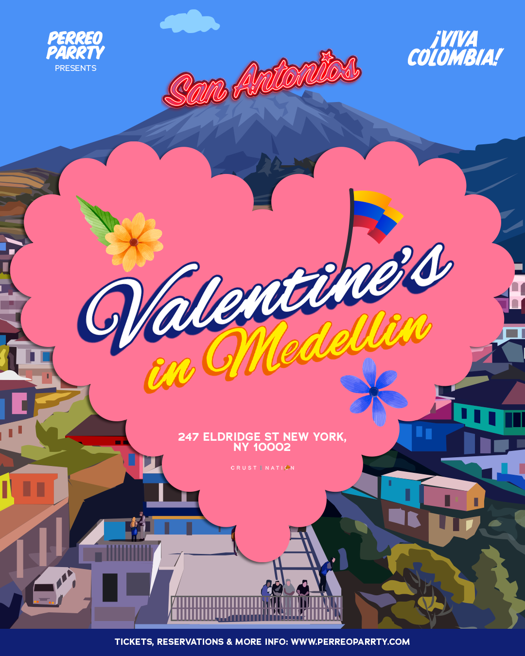 Valentine's Day in Medellin - Latin & Reggaeton Party @ San Antonios LES