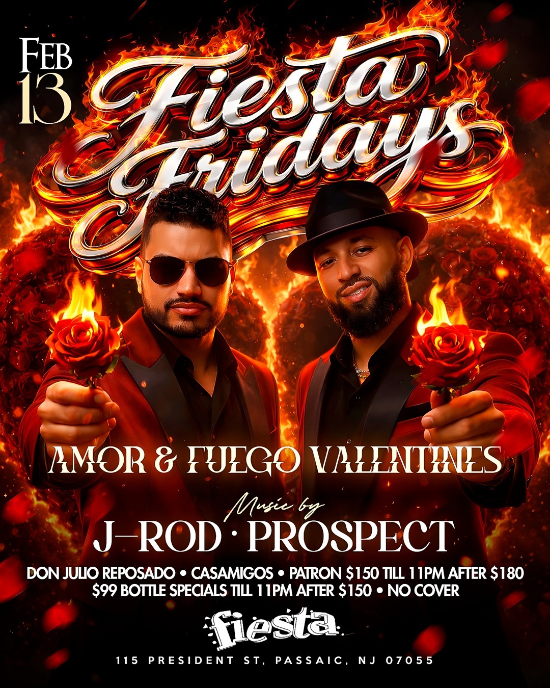 FIESTA FRIDAYS - AMOR Y FUEGO VALENTINES