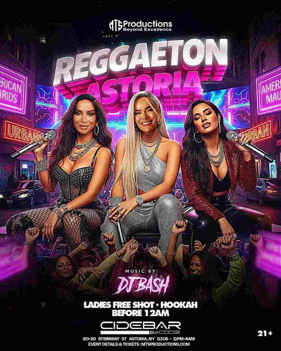 Reggaeton Astoria | Fridays at CideBar – NYC Dance Party – Feb 13th
