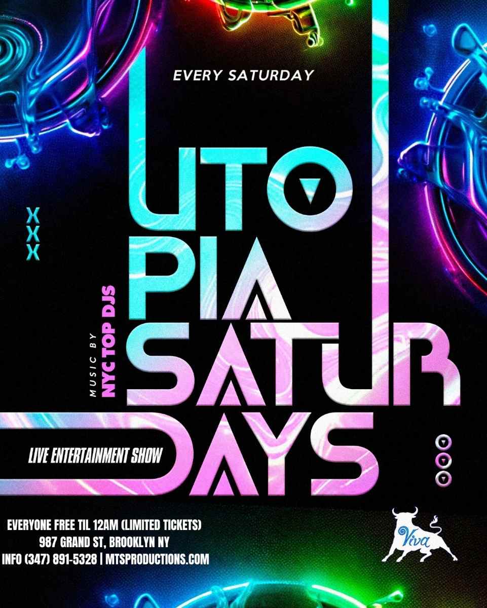 Buy tickets for Utopia Saturdays at Viva Toro Nightclub – February 28th | Williamsburg BK Utopia Saturdays at Viva Toro Nightclub – February 28th | Williamsburg BK