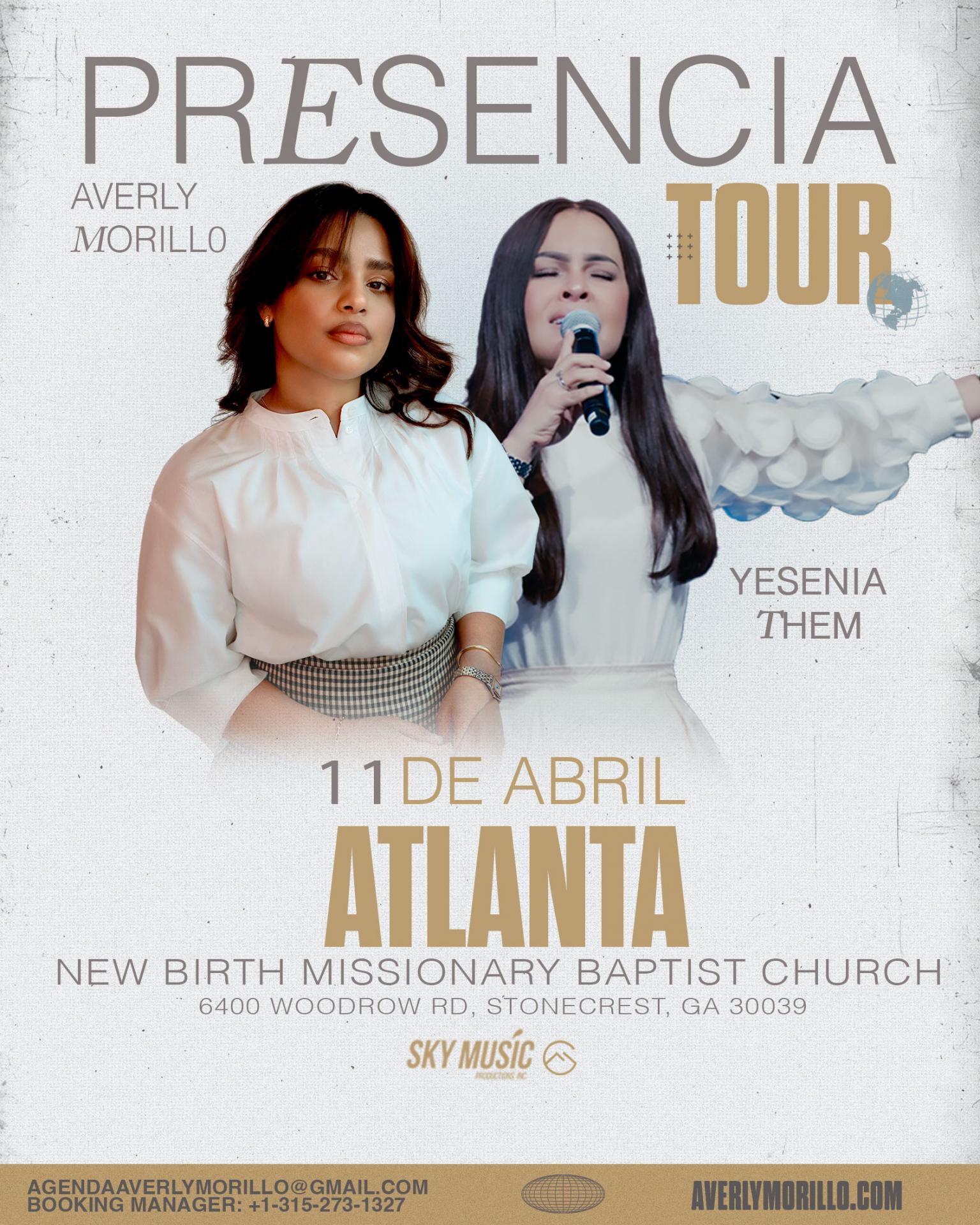 Buy tickets for AVERLY MORILLO AVERLY MORILLO