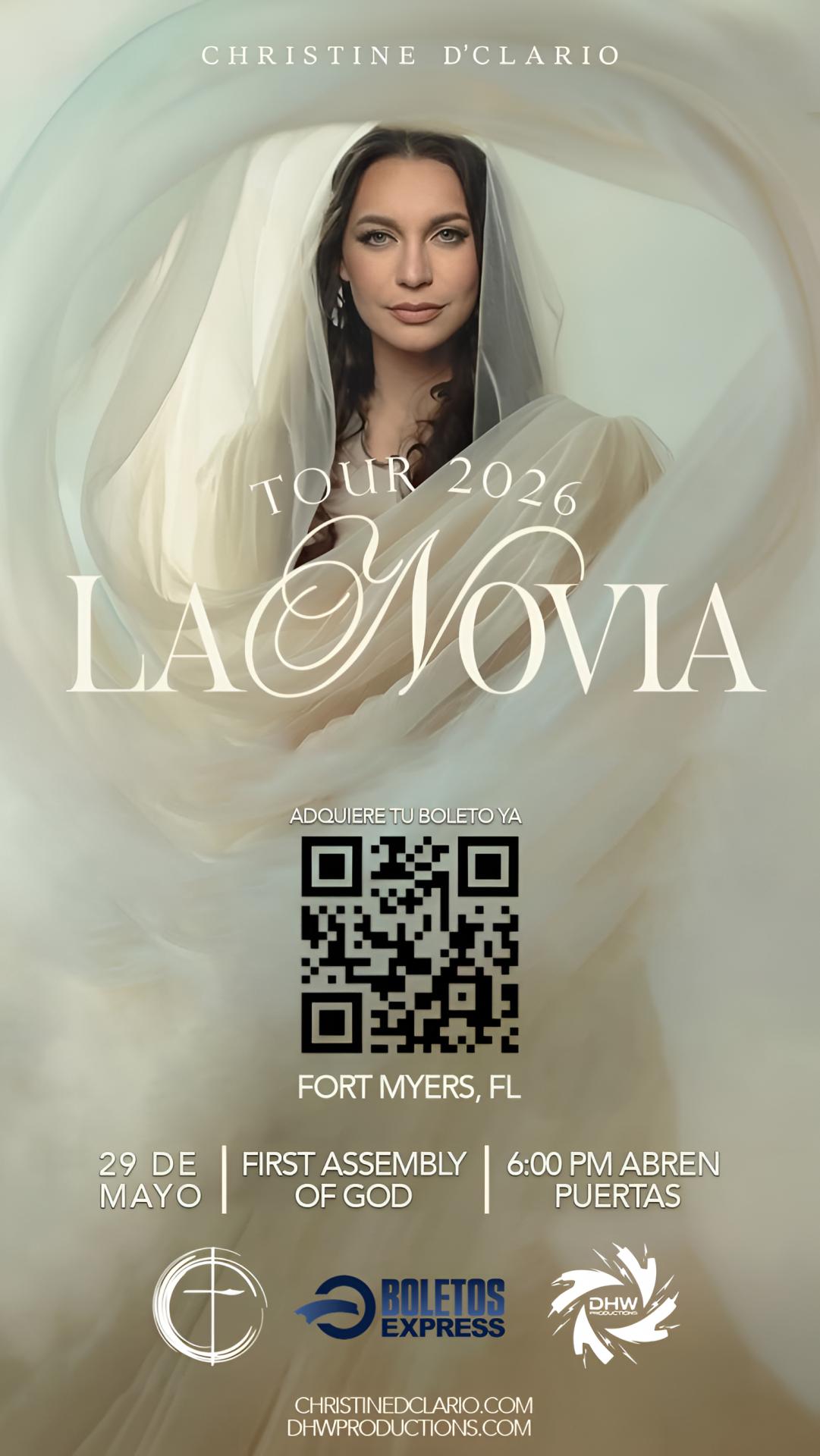 Buy tickets for Christine D’Clario Christine D’Clario