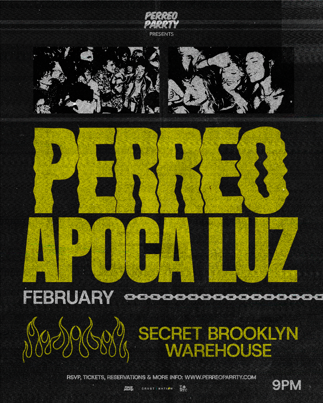 PERREO APOCA LUZ - Reggaeton Warehouse Rave Party, 18+
