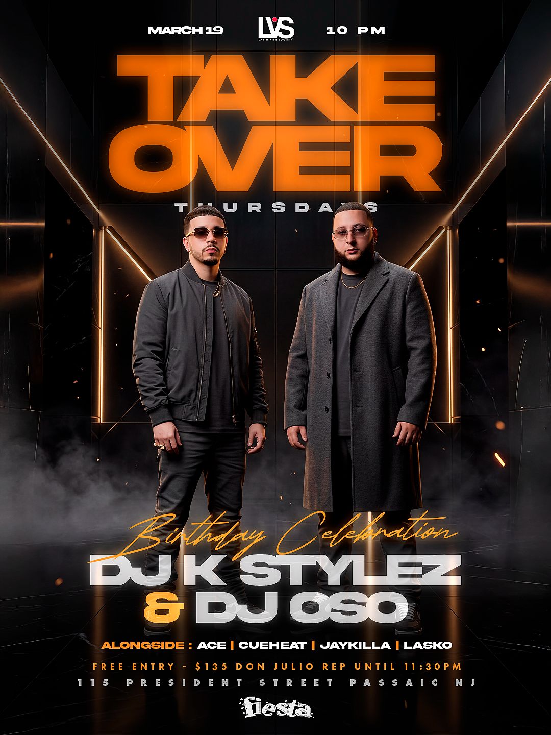 TAKEOVER THURSDAY - DJ K STYLEZ & DJ OSO BIRTHDAY CELEBRATION