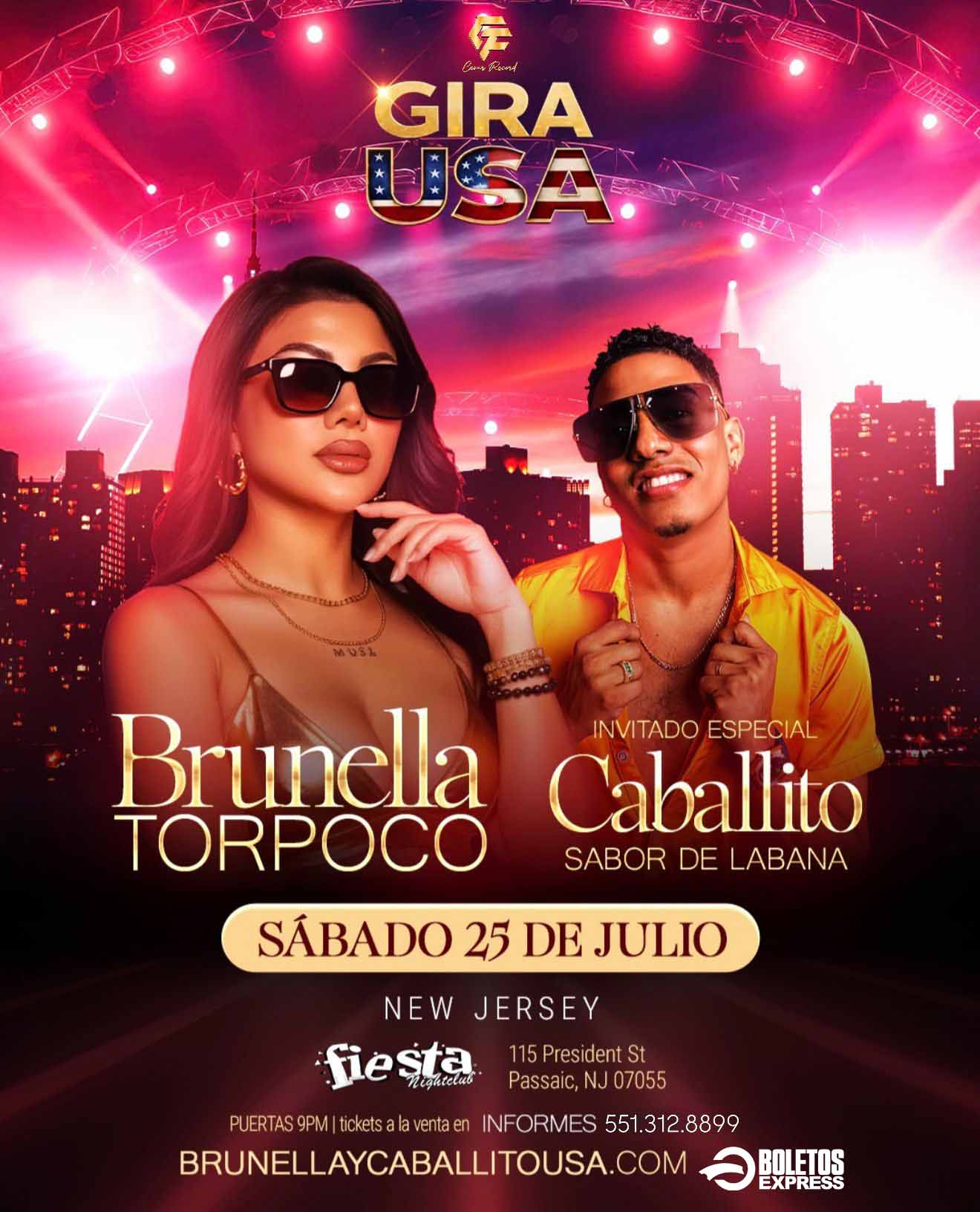 Buy tickets for BRUNELLA TORPOCO & CABALLITO BRUNELLA TORPOCO & CABALLITO