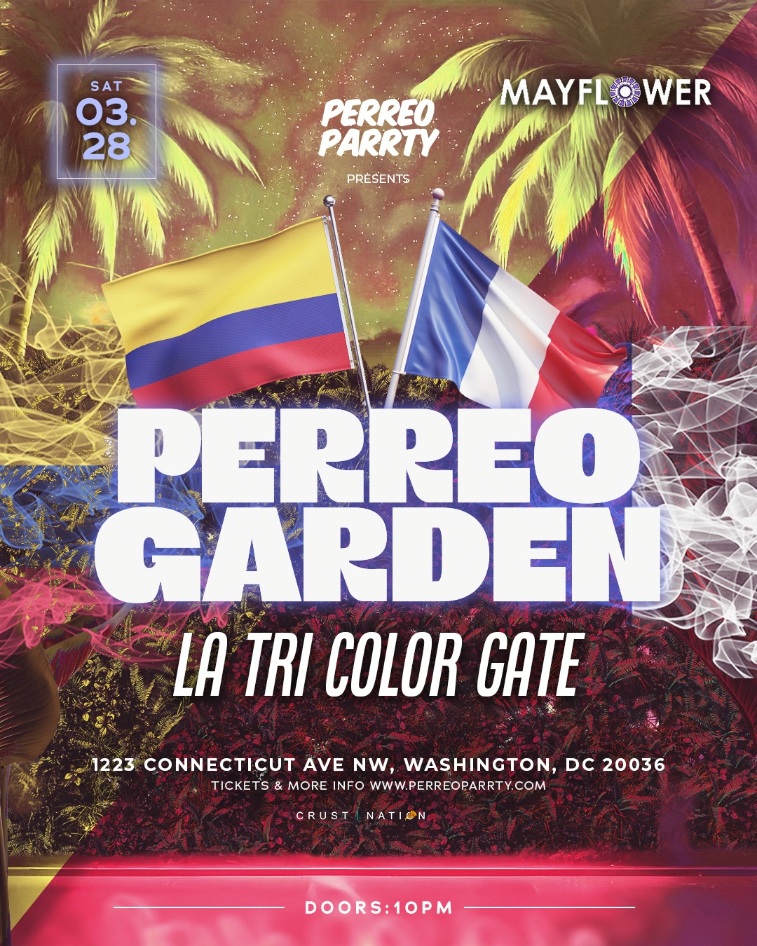 PERREO GARDEN - D.C | La Tri Color Gate Colombian Reggaeton Dance Party