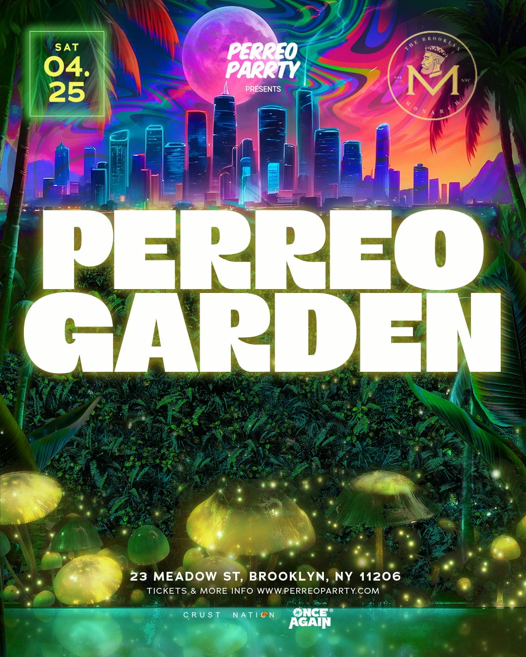 PERREO GARDEN 420 - Reggaeton Dance Party, 18+ - Brooklyn Warehouse