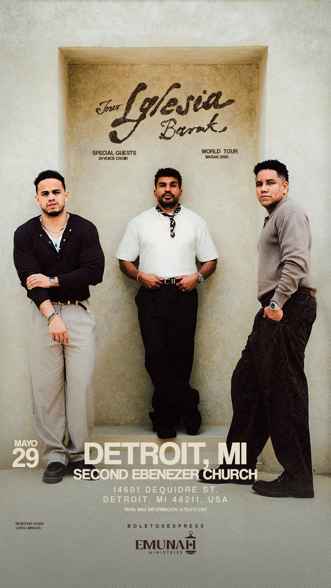 Buy tickets for BARAK DETROIT BARAK DETROIT