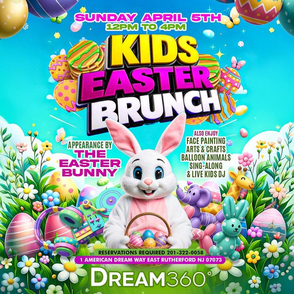 Buy tickets for Kids Easter Brunch at Dream360 – Easter Bunny, Painting, Family Fun & More Kids Easter Brunch at Dream360 – Easter Bunny, Painting, Family Fun & More