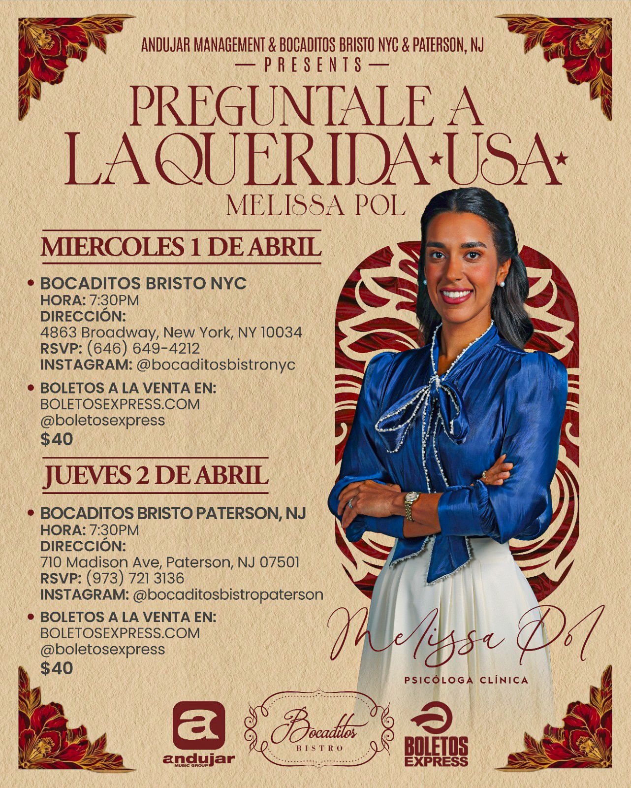 Melissa Pol - Bocaditos Brito NYC